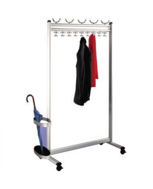 Kerkmann Garderobe Multiline 6751 100x170x40cm 10/36 Haken silber