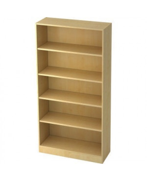 Hammerbacher Regal Solid V6400/3 5OH 100x40x200,4cm ahorn