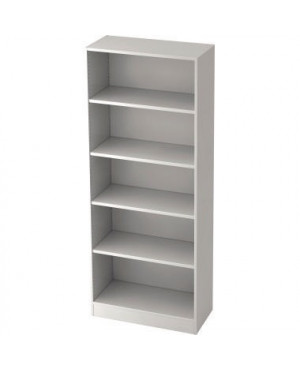 Hammerbacher Regal Solid V6000/W 5OH 80x40x200,4cm weiß