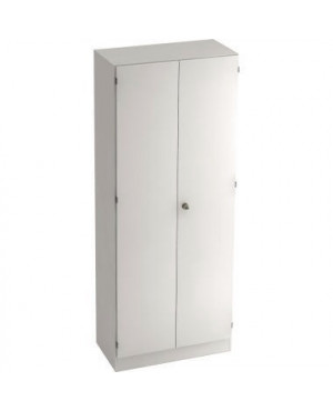 Hammerbacher Flügeltürenschrank V6100/W/W/SG 5OH weiß/weiß