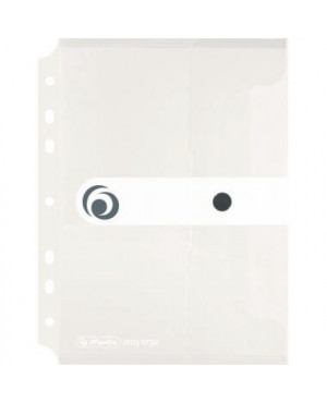 Herlitz Dokutasche 11293818 DIN A5 PP z.Abh. transp. farbl.