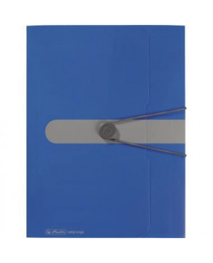 Herlitz Gummizugmappe 11205994 DIN A4 PP opak blau