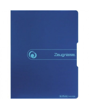 Herlitz Sichtbuch Zeugnisse 11208360 DIN A4 PP 20 Hüllen blau