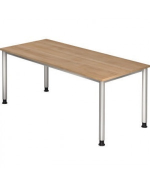 Hammerbacher Schreibtisch VHS19/N/S 180x80cm nussbaum