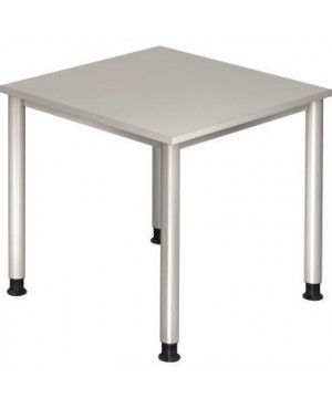 Hammerbacher Schreibtisch VHS08/5/S 80x80cm grau