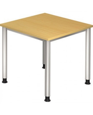 Hammerbacher Schreibtisch VHS08/6/S 80x80cm buche