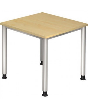 Hammerbacher Schreibtisch VHS08/3/S 80x80cm ahorn