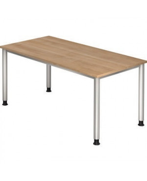 Hammerbacher Schreibtisch VHS16/N/S 160x80cm nussbaum