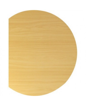 Hammerbacher Anbautisch VHA80/6/S kreisförmig 80x100cm buche