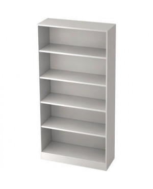 Hammerbacher Regal Solid V6400/W 5OH 100x40x200,4cm weiß