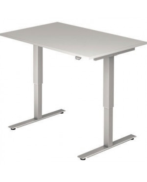 Hammerbacher Schreibtisch VXMST12/5/S 120x80cm grau