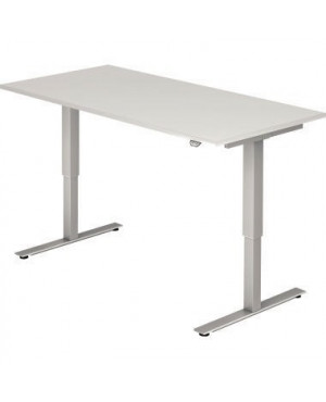 Hammerbacher Schreibtisch VXMST16/W/S 160x80cm weiß