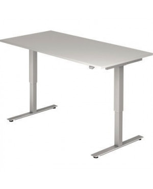 Hammerbacher Schreibtisch VXMST16/5/S 160x80cm grau