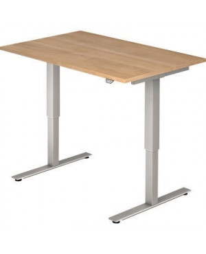 Hammerbacher Schreibtisch VXMST12/N/S 120x80cm nußbaum