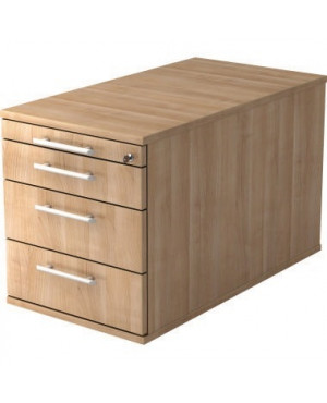 Hammerbacher Rollcontainer Solid VTC30/N/N/RE nußbaum