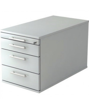 Hammerbacher Rollcontainer Solid VTC30/5/5/RE grau