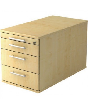 Hammerbacher Rollcontainer Solid VTC30/3/3/RE ahorn