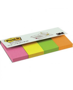 Post-it Haftstreifen Page Marker 670-4N 20x38mm sortiert 4 St./Pack.