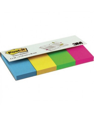 Post-it Haftstreifen Page Marker 670-4U 20x38mm sortiert 4 St./Pack.