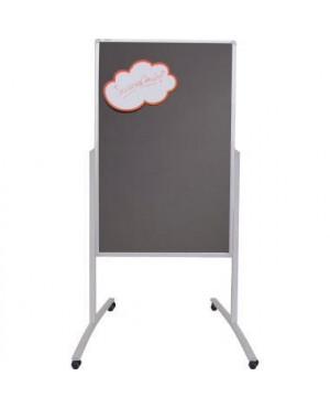 Franken Mulitfunktionstafel PRO mobil 125x78cm Filz grau