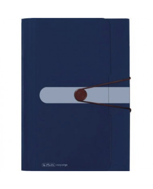 Herlitz Fächermappe 11411261 12Fächer Recycling PP dunkelblau