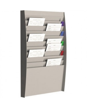 Paperflow Wand-Sortiertafel V 20F A4V2X10.02 DIN A4 grau