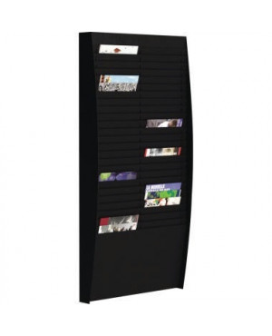 Paperflow Wand-Sortiertafel V 50F A4V2X25.01 DIN A4 schwarz
