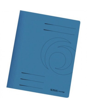 Herlitz Schnellhefter 10902492 DIN A4 Karton intensiv blau