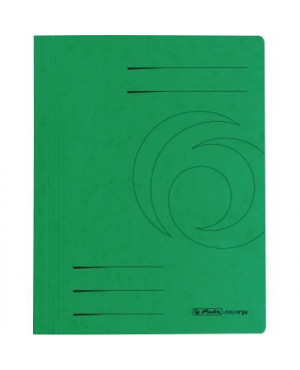 Herlitz Schnellhefter 10902906 DIN A4 Colorspankarton grün
