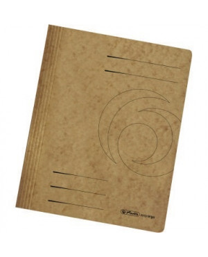 Herlitz Schnellhefter 10902955 DIN A4 Colorspankarton braun