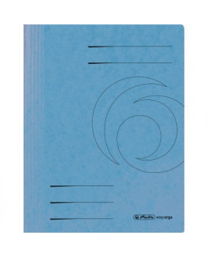 Herlitz Schnellhefter 11199106 DIN A4 Colorspankarton hellblau