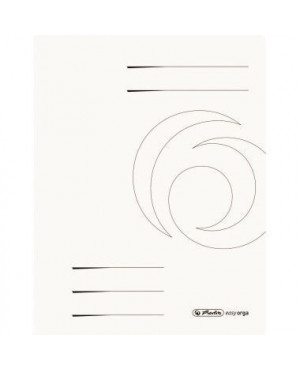 Herlitz Schnellhefter 11159696 DIN A4 Colorspankarton weiß