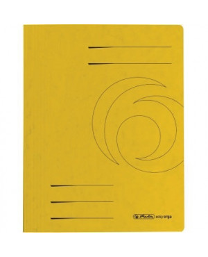 Herlitz Schnellhefter 10902914 DIN A4 Colorspankarton gelb