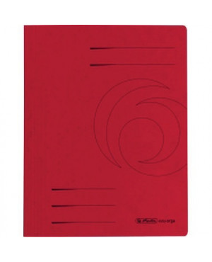 Herlitz Schnellhefter 10902898 DIN A4 Colorspankarton rot