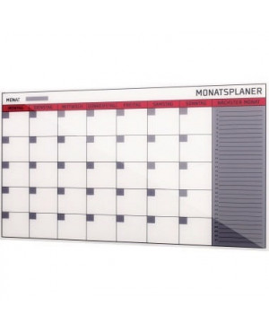 Bi-Office Montasplaner GL164001 Glas Kollektion 4 mm weiss