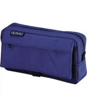 Herlitz Schüleretui 11415981 2Aussentaschen Polyester blau
