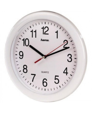 Hama Wanduhr PP-250 00113921 25cm analog Kunststoff ws