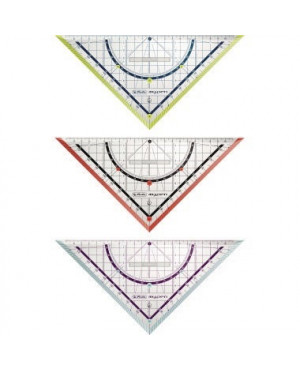 Herlitz Geometriedreieck my.pen 11367976 25cm Kunststoff sortiert