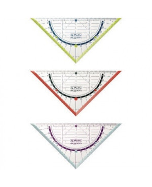 Herlitz Geometriedreieck my.pen 11367950 16cm Kunststoff sortiert