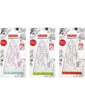 Herlitz Parabelschablone my.pen 11368214 Kunststoff sortiert
