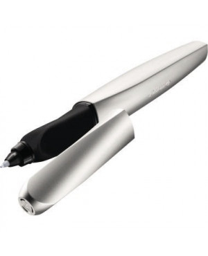 Pelikan Tintenroller Twist R457 947432 Kappenmodell silber