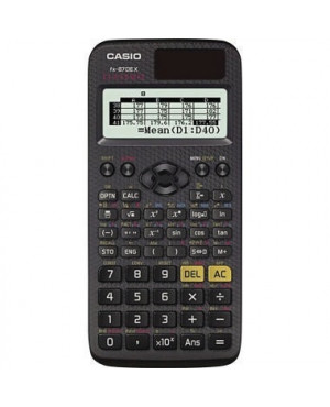 CASIO Schulrechner FX87DEX 12stellig Solar/Batterie schwarz