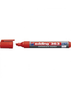 edding Whiteboardmarker 363 4-363002 1-5mm Keilspitze rot