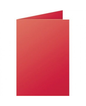 Clairefontaine Faltkarte Pollen 2325C C6 kirschrot 25 St./Pack.