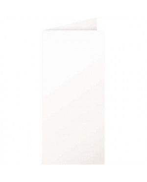 Clairefontaine Faltkarte Pollen 2516C DL weiß 25 St./Pack.