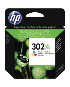 HP Tintenpatrone F6U67AE#UUS Nr.302XL 330Seiten c/m/y