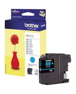 Brother Tintenpatrone LC121C 300Seiten cyan