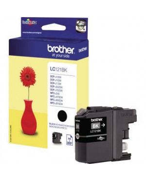 Brother Tintenpatrone LC121BK 300Seiten schwarz