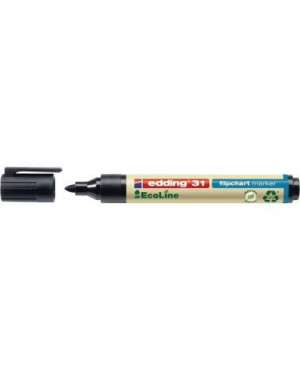 edding Flipchartmarker 31 EcoLine 4-31001 1,5-3mm Rundspitze schwarz