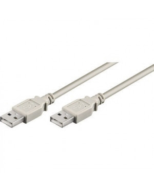 Goobay USB Kabel 93377 USB 2.0 5m A/A-Stecker grau